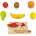 Іграшкова їжа Viga Toys Нарізані фрукти з дерева (44539) title=