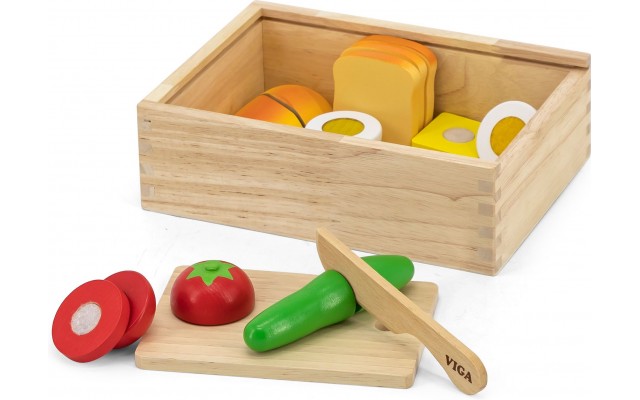 Іграшкові продукти дерев'яні Viga Toys Сніданок (44541)