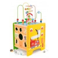 Бизикуб деревянный Viga Toys Большой мультикуб 5 в 1 (44548FSC)
