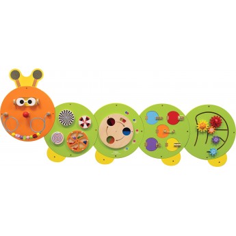 Бізіборд настінний Viga Toys Гусениця (44557FSC)