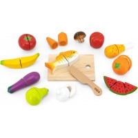 Іграшкові продукти Viga Toys Нарізана їжа з дерева (44579)