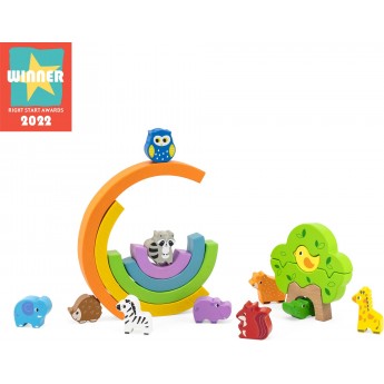 Розвиваюча гра-баланс Viga Toys Веселка (44590)