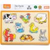 Пазл-вкладыш для раннего развития Viga Toys Домашние животные (50017) title=