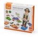 Набір магнітних елементів Viga Toys Одягни хлопчика (50021) title=