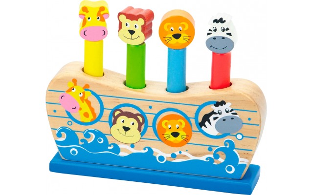 Дерев'яна іграшка-сортер Viga Toys Веселий ковчег (50041)
