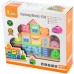 Набор деревянных кубиков Viga Toys Веселый городок (50043) title=