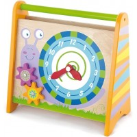 Навчальна іграшка Viga Toys Дерев'яний годинник з лабіринтом (50063)