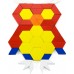 Дерев'яний конструктор Viga Toys Кольорова мозаїка, 250 ел. (50065) title=