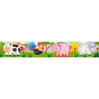 Дерев'яний пазл Viga Toys Ферма 4 в 1, 48 ел. (50069)