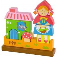 Магнитный деревянный пазл Viga Toys Красная Шапочка (50075)