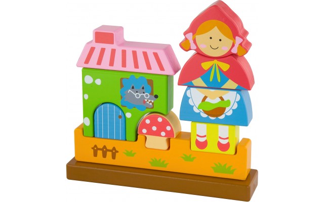 Магнитный деревянный пазл Viga Toys Красная Шапочка (50075)