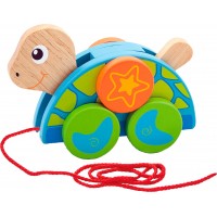 Дерев'яна іграшка каталка Viga Toys Черепаха (50080)