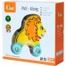 Дерев'яна іграшка каталка Viga Toys Лев (50090) title=