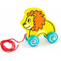 Дерев'яна іграшка каталка Viga Toys Лев (50090)