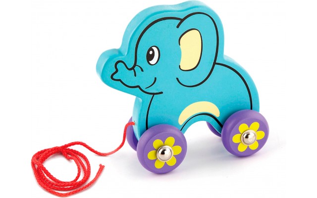 Дерев'яна іграшка каталка Viga Toys Слоник (50091)