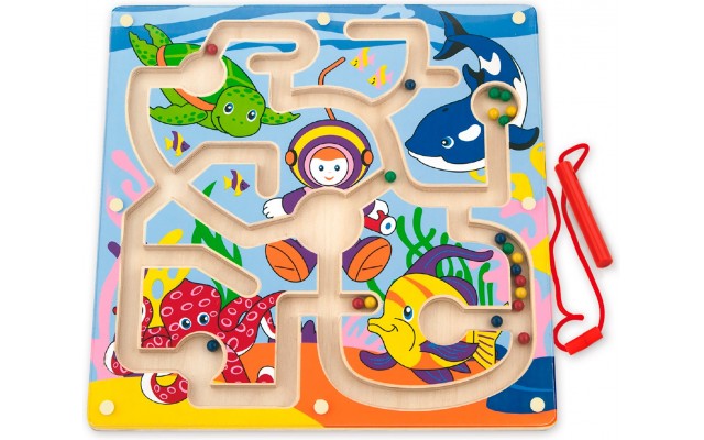 Дерев'яна магнітна гра Viga Toys Підводний світ (50123)