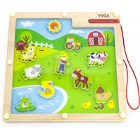 Настільна магнітна гра Viga Toys Ферма (50193)