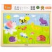 Деревянная рамка-вкладыш Viga Toys Парк, 24 пазла (50199) title=