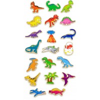 Набір ігрових магнітів Viga Toys Динозаври, 20 шт. (50289)