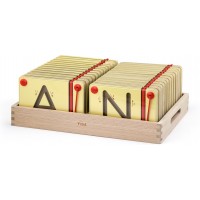 Деревянный набор Viga Toys Учимся писать английские заглавные буквы (50337)