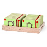 Дерев'яний набір Viga Toys Вчимося писати англійські малі літери (50338)