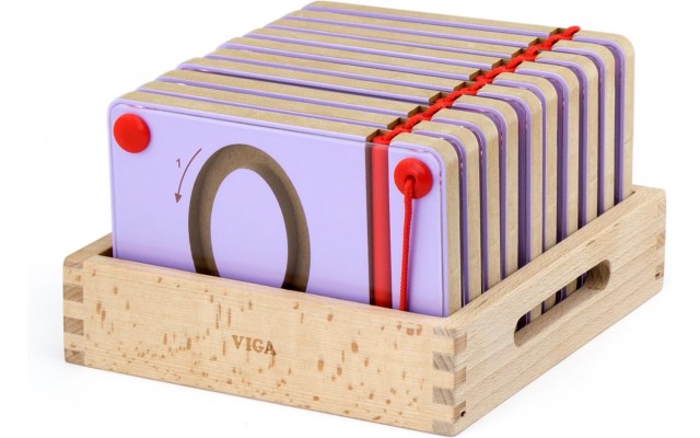 Навчальний набір Viga Toys Вчимося писати цифри (50339)