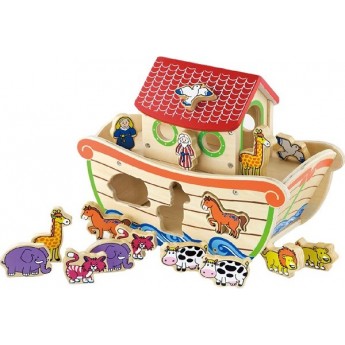 Дерев'яна іграшка-сортер Viga Toys Ноїв ковчег (50345)