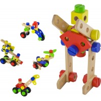 Деревянный развивающий конструктор Viga Toys, 48 эл. (50383)