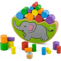 Дерев'яна розвивальна гра-баланс Viga Toys Слоник (50390)