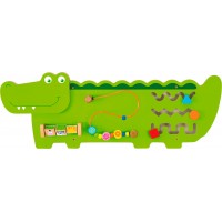 Настінний навчальний бізіборд Viga Toys Крокодильчик (50469FSC)