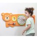 Обучающий настенный бизиборд Viga Toys Медвежонок (50471FSC) title=