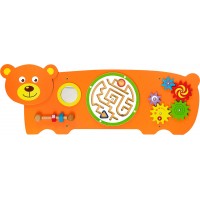 Навчальний настінний бізіборд Viga Toys Ведмедик (50471FSC)