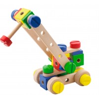 Развивающий деревянный конструктор Viga Toys, 53 эл. (50490)