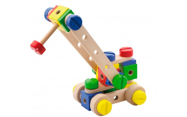 Развивающий деревянный конструктор Viga Toys, 53 эл. (50490)