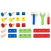 Игровой набор из дерева Viga Toys Ящик с инструментами, 23 эл. (50494) title=