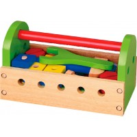 Игровой набор из дерева Viga Toys Ящик с инструментами, 23 эл. (50494)