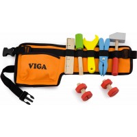 Ігровий набір Viga Toys Пояс з дерев'яними інструментами (50532)