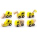 Набор деревянных машинок Viga Toys Строительная техника, 6 шт. (50541) title=