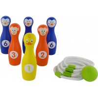 Ігровий набір для гри в боулінг Viga Toys 2 в 1 (50665)