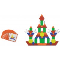 Ігровий набір Viga Toys Магнітна мозаїка з картками, 102 ел. (50669)