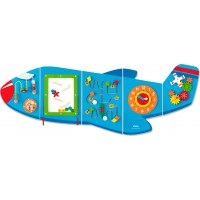 Настенный игровой бизиборд Viga Toys Самолетик (50673FSC)