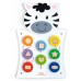 Развивающий настенный бизиборд Viga Toys Зебра с фигурками (50681) title=