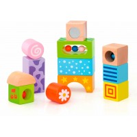 Набор игровых деревянных кубиков Viga Toys Погремушки (50682)