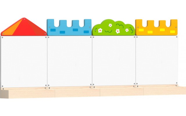 Набір настінних магнітних дошок Viga Toys №5 (50775FSC)