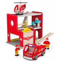 Игровой набор из дерева Viga Toys Пожарная станция (50828)