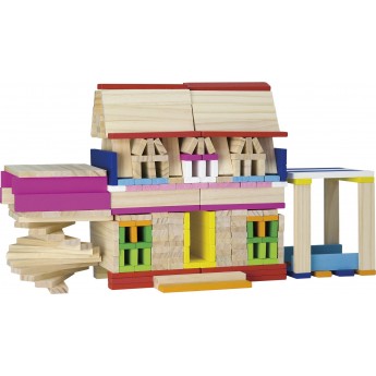 Комплект дерев'яних елементів Viga Toys Архітектурні блоки, 250 шт. (50956)