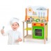 Детская деревянная кухня Viga Toys с посудой (50957) title=