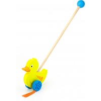 Деревянная игрушка-каталка Viga Toys Утенок (50961)