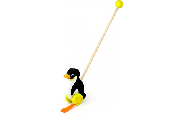 Деревянная игрушка-каталка Viga Toys Пингвинчик (50962)