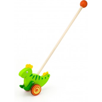 Деревянная игрушка-каталка Viga Toys Динозаврик (50963)
